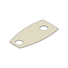 Load image into Gallery viewer, Ludwig Drums Mini Classic Lug, 3D Printed Lug, Inner Spacer/Gasket, Vistalite, White