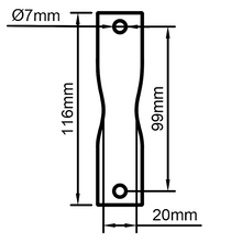 Load image into Gallery viewer, Drum Lug Spacer - Ludwig Compatible Drum Part Replacement (Large Bowtie)