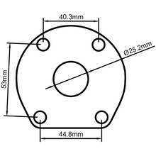 Load image into Gallery viewer, Bass Mount Spacer - Yamaha Compatible Drum Part Replacement (Low-Mass/Hybrid)