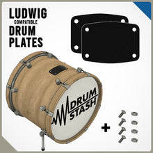 Load image into Gallery viewer, Ludwig Breakbeats Compatible Bass Drum Plate