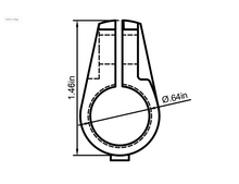 Load image into Gallery viewer, Pearl 900 Series Compatible 5/8" Bushing for Cymbal Stands, Drum Part Replacement (Compare to PL09)