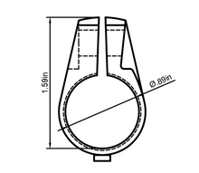 Load image into Gallery viewer, Pearl 900 Series Compatible 7/8" Bushing for Cymbal Stands, Drum Part Replacement (Compare to PL08)
