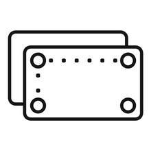 Load image into Gallery viewer, Custom Rectangular Bass Drum Plates Visual Icon