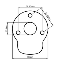 Load image into Gallery viewer, Bass Mount Spacer Sonor Force (3005) Compatible Drum Part Replacement Diagram