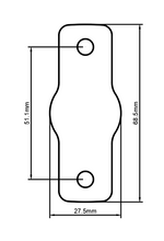 Load image into Gallery viewer, Snare Lug Spacer Sonor Force (3005) Compatible Drum Part Replacement Diagram