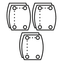 Load image into Gallery viewer, Horizontally-Convex Tom Plate Sets