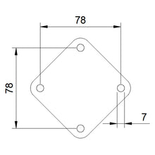 Load image into Gallery viewer, Ludwig Vintage Drums Compatible Bass Drum Plate Diagram