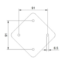 Load image into Gallery viewer, Tama Vintage Superstar, Imperialstar, Swingstar Compatible Bass Drum Plate Diagram