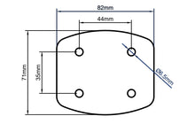 Load image into Gallery viewer, Ludwig Compatible Bass Drum Plate (Elite Mount)
