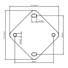 Load image into Gallery viewer, Slingerland Vintage '70s Drums Compatible Tom Drum Plates 3-Pack Diagram