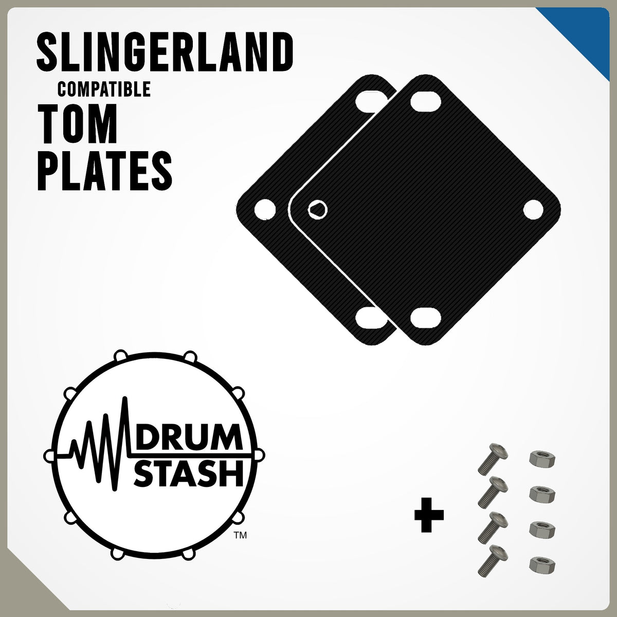 Slingerland Vintage '70s Drums Compatible Tom Drum Plate