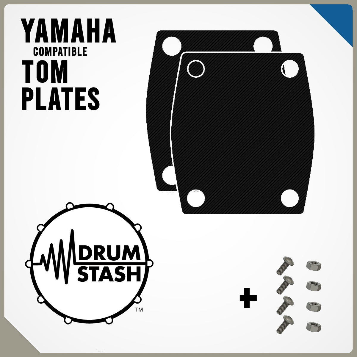 Yamaha Stage, Recording, Tour, Club Custom Compatible Tom Drum Plate