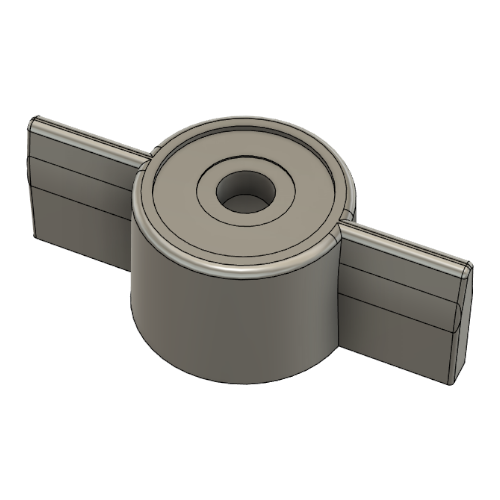 Tama Compatible Vintage Muffler knob, 70s, 3D printed drum part - photo 1
