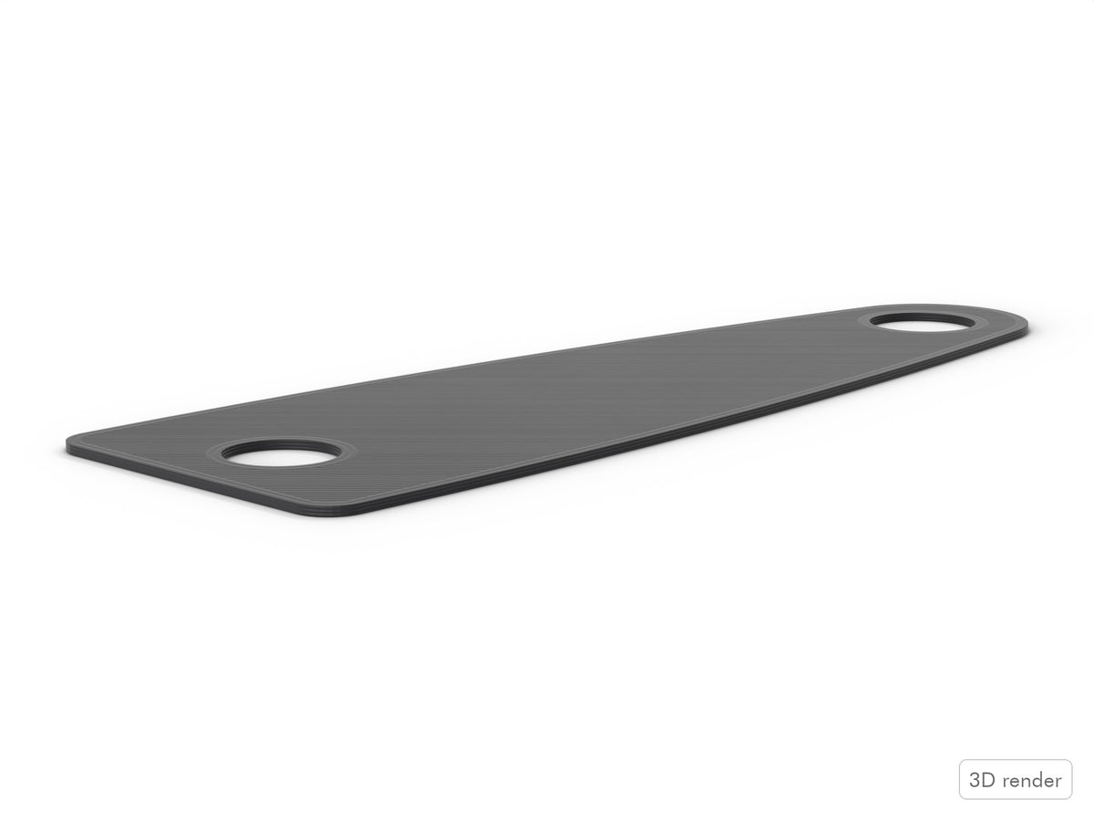 Bass Lug Spacer/Gasket, Yamaha Compatible Drum Part Replacement Side View