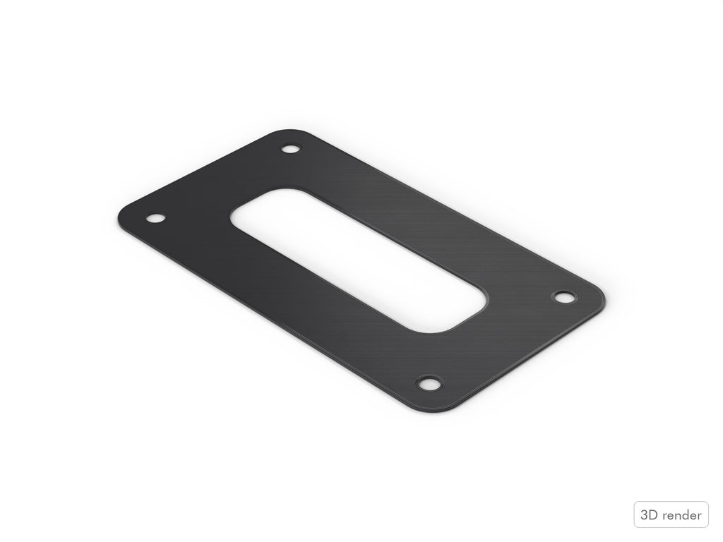 Bass Mount Spacer - Pearl Compatible Drum Part Replacement (Export/World-Style) 3D View