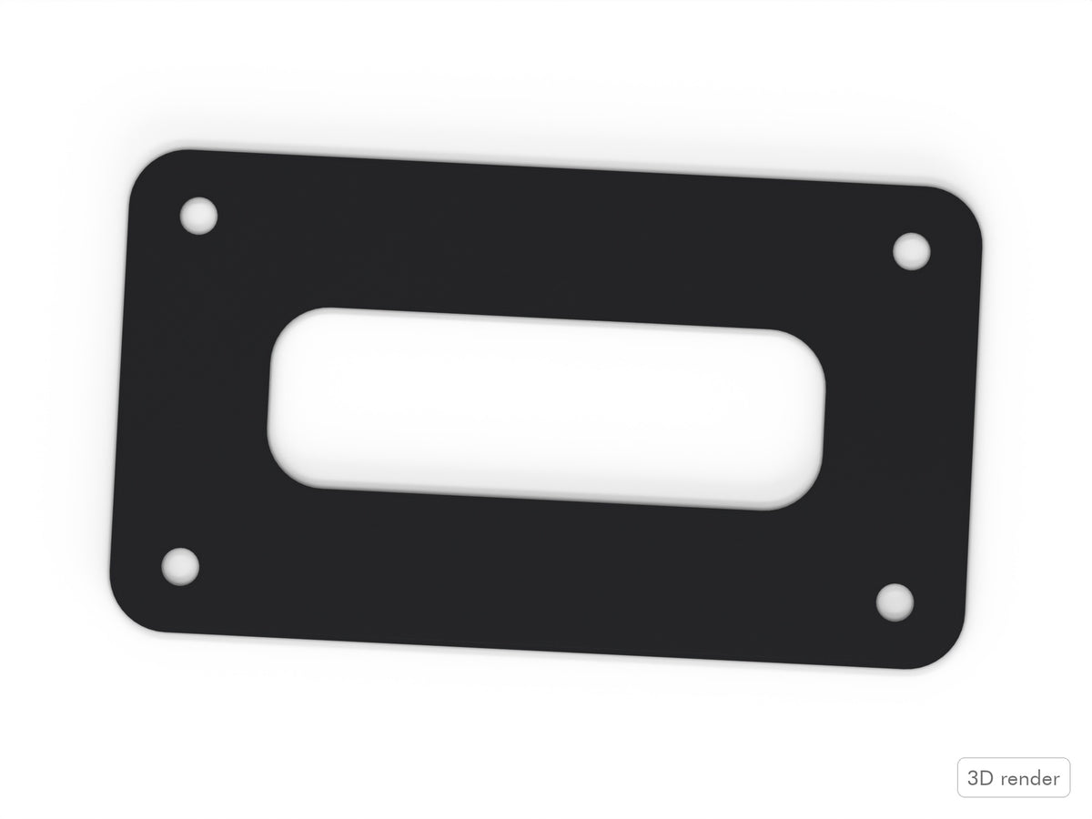 Bass Mount Spacer - Pearl Compatible Drum Part Replacement (Export/World-Style) Top View