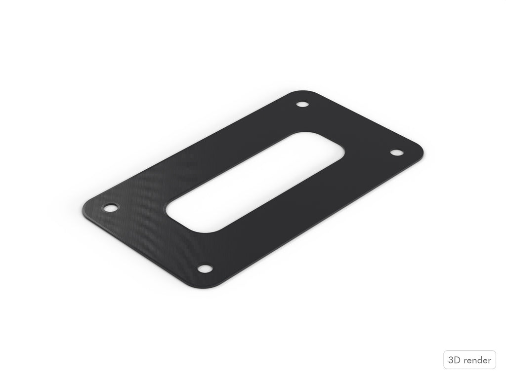 Bass Mount Spacer - Pearl Compatible Drum Part Replacement (Export/World-Style) 3D View 2