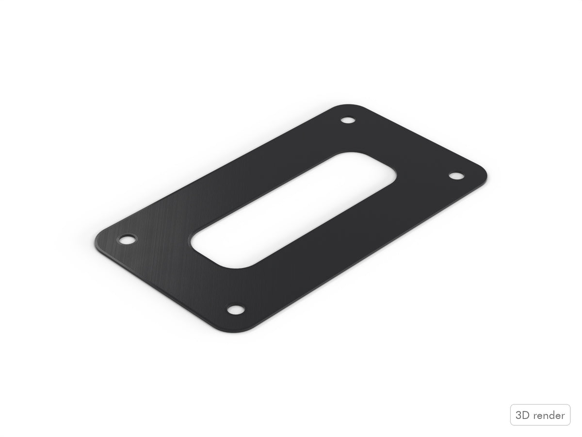 Bass Mount Spacer - Pearl Compatible Drum Part Replacement (Export/World-Style) 3D View 2