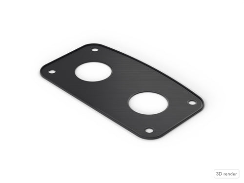 Bass Mount Spacer - Pearl Session Custom Compatible Drum Part Replacement 3D View