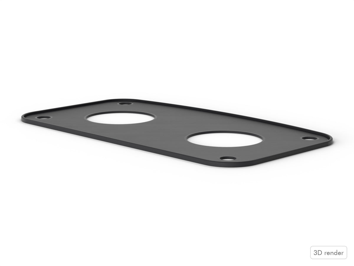 Bass Mount Spacer - Pearl Session Custom Compatible Drum Part Replacement Side View