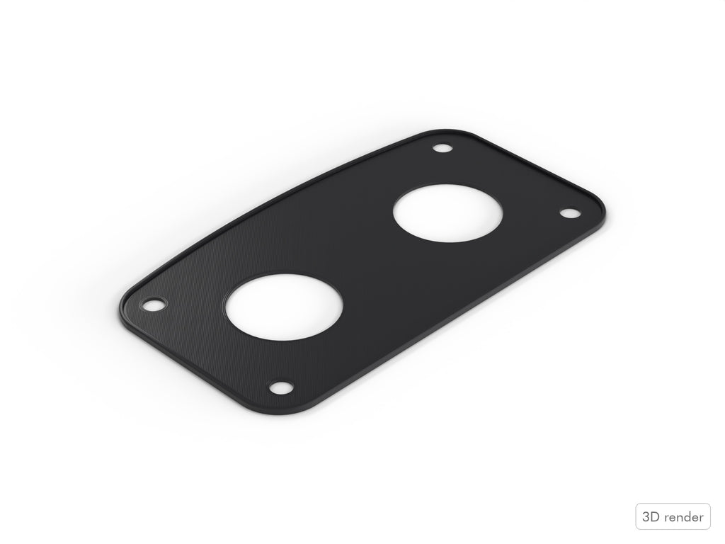 Bass Mount Spacer - Pearl Session Custom Compatible Drum Part Replacement 3D View 2