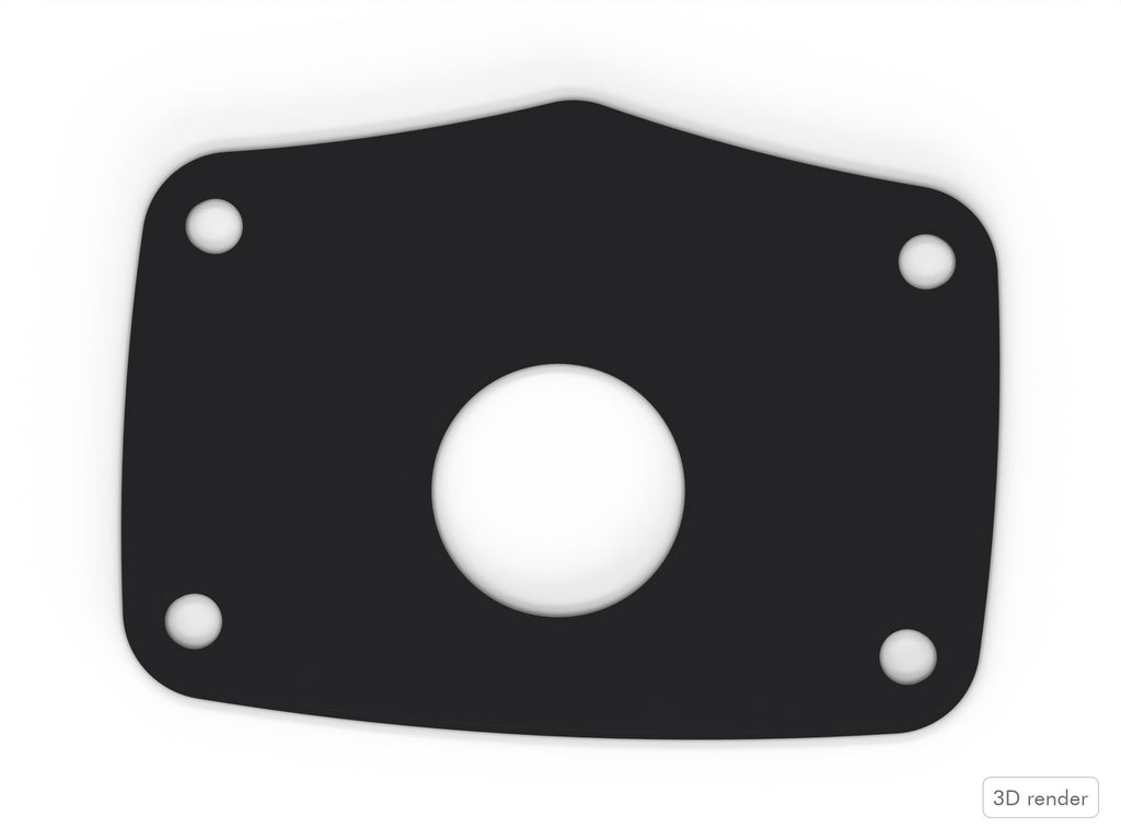 Bass Mount Spacer - Tama Compatible Drum Part Replacement (Starclassic/Silverstar/Imperialstar) Top View