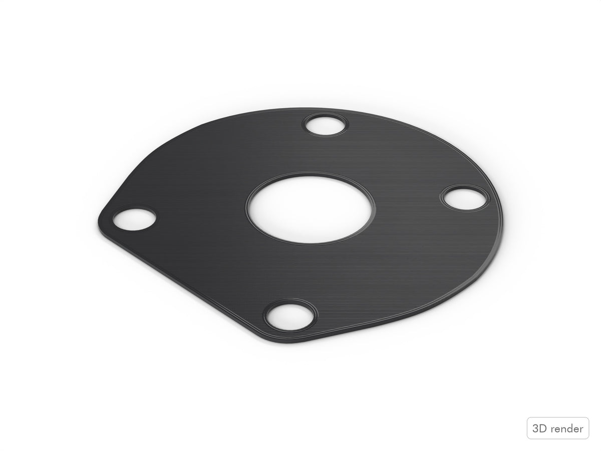 Bass Mount Spacer - Yamaha Compatible Drum Part Replacement (Low-Mass/Hybrid) 3D View