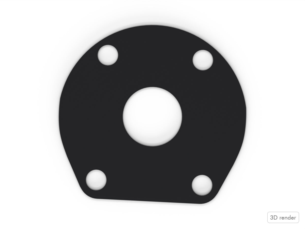Bass Mount Spacer - Yamaha Compatible Drum Part Replacement (Low-Mass/Hybrid) Top View
