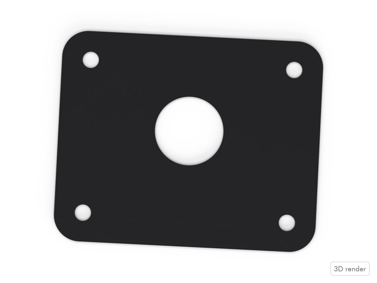 Bass Mount Spacer - Yamaha Compatible Drum Part Replacement (Recording/Tour/Stage) Top View