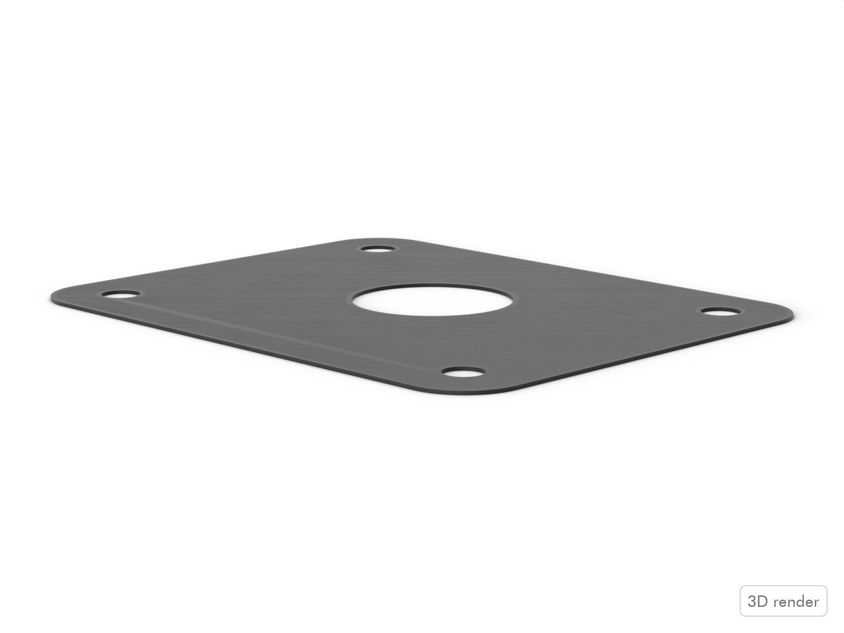 Bass Mount Spacer - Yamaha Compatible Drum Part Replacement (Recording/Tour/Stage) Side View