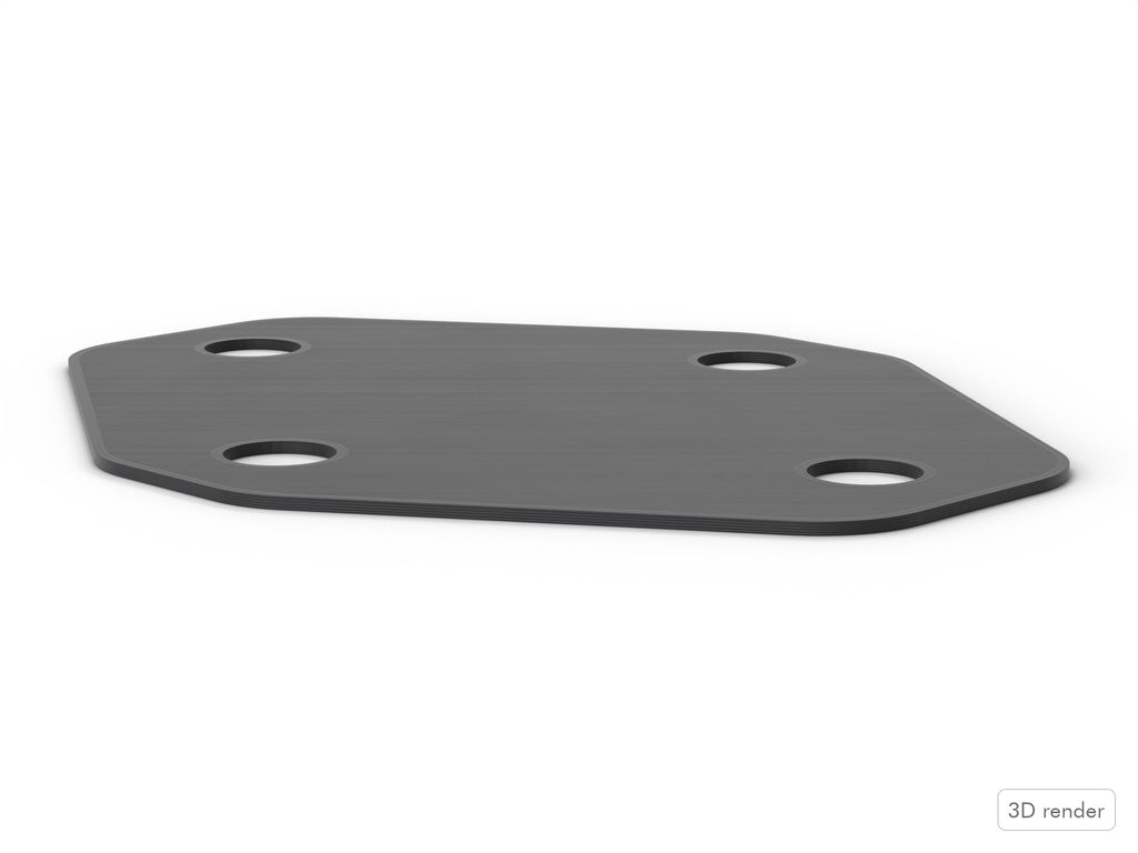 Bass Drum Spur Spacer - Pearl Compatible Drum Part Replacement (World Series) Side View
