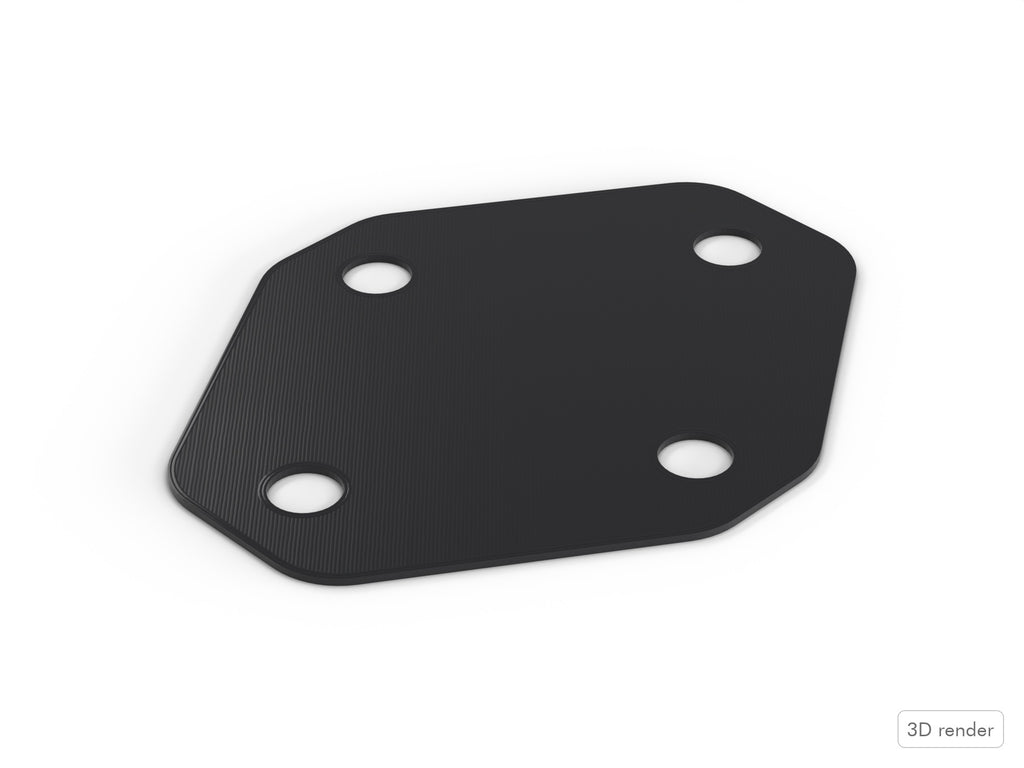 Bass Drum Spur Spacer - Pearl Compatible Drum Part Replacement (World Series) 3D View 2