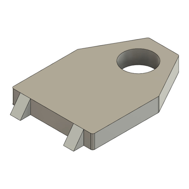 Lug Nut Stopper Insert, Yamaha Maple Custom Gold-Lug Compatible (first gen), 3D printed drum part - photo 1