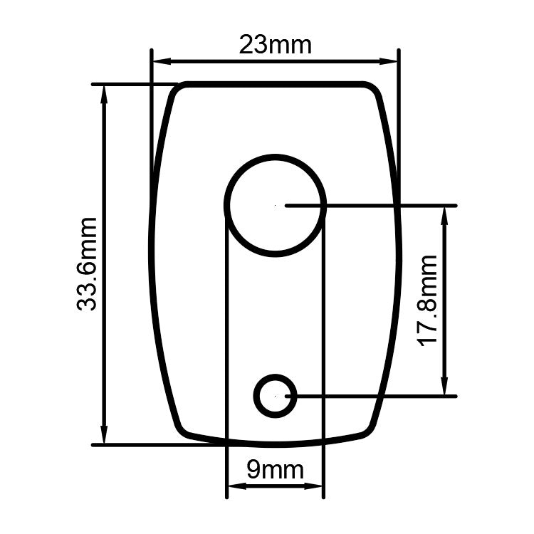 Bass Lug Spacer, Yamaha (First Gen, Gold Lug) Compatible (U0030760), 3D printed drum part - photo 2