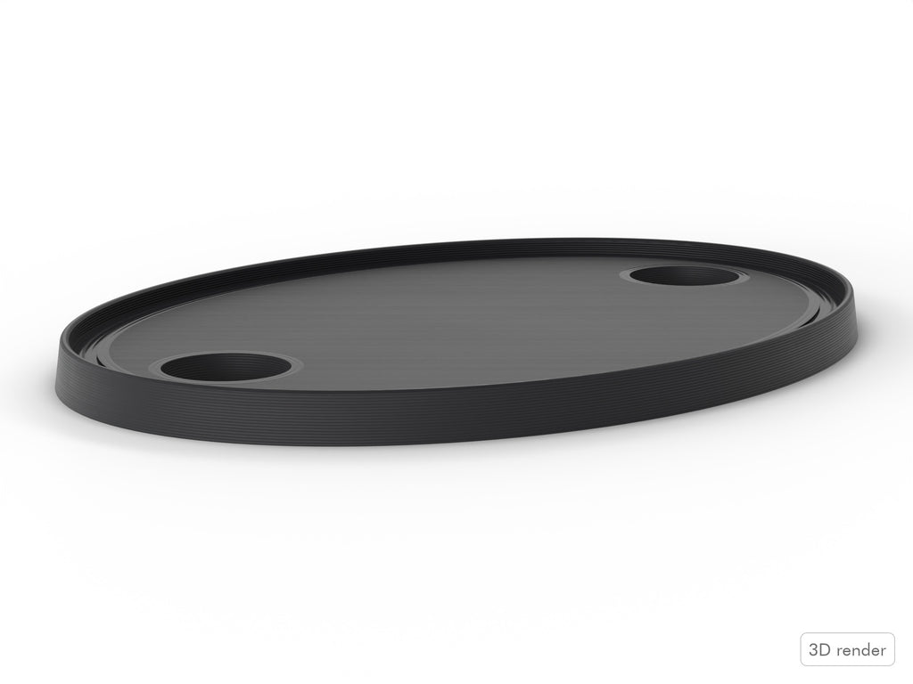 Floor Tom Bracket Spacer, PDP Compatible Drum Part Replacement (CX/MX/LX/M5/X7) Side View