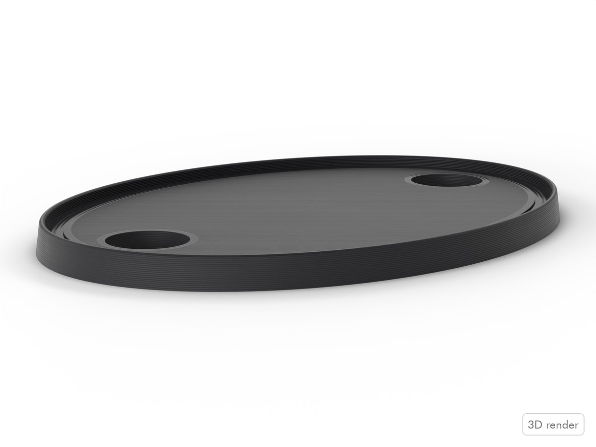 Floor Tom Bracket Spacer, PDP Compatible Drum Part Replacement (CX/MX/LX/M5/X7) Side View