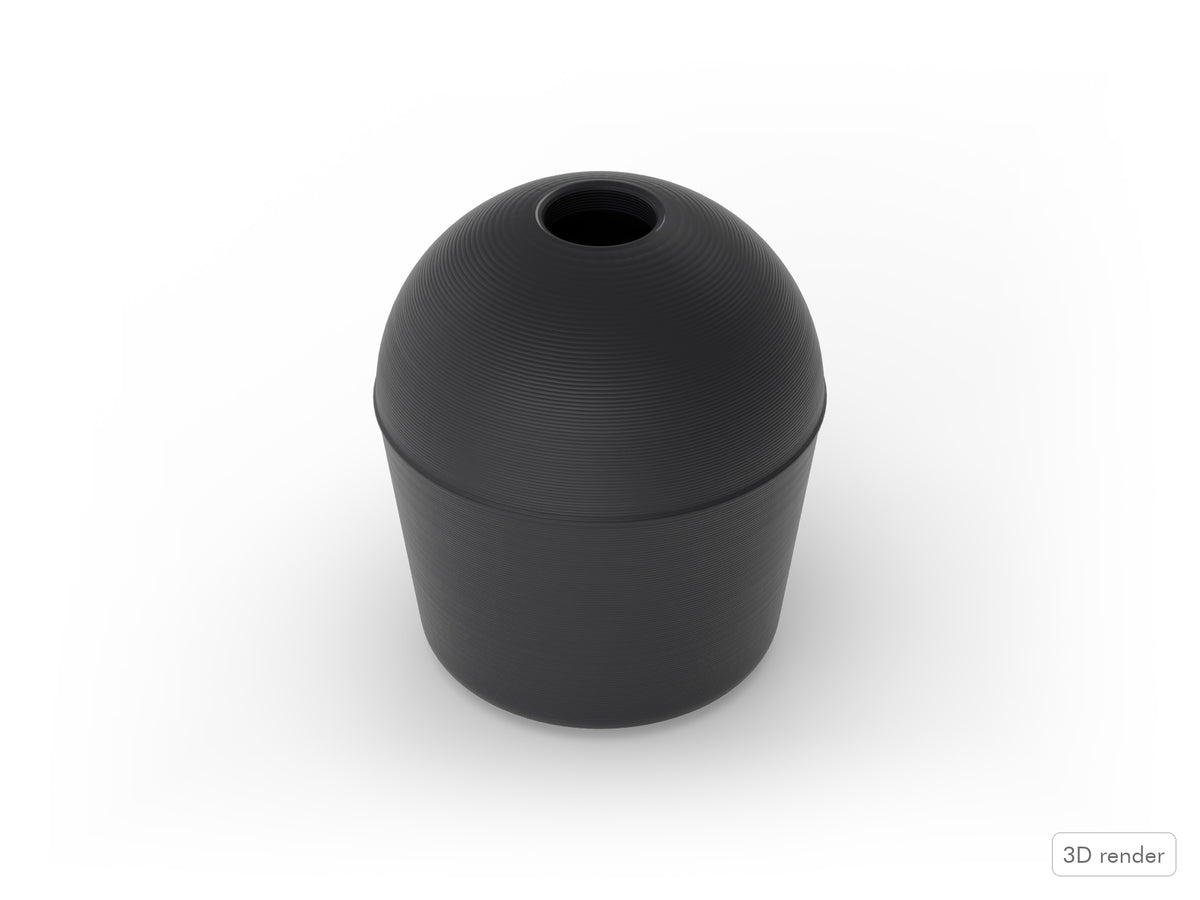 Floor Tom Leg Foot - Yamaha 9000-Style Drum Part Replacement 3D View