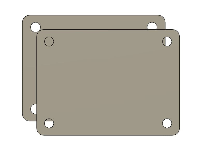 Gretsch Compatible Bass Drum Masking Plate (Catalina), 3D printed drum part - photo 3