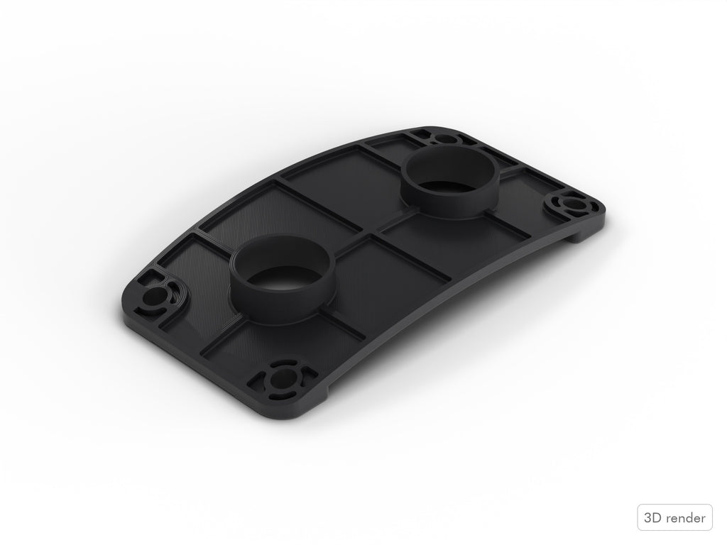 Inner Bass Mount Plate, Pearl Session Custom Compatible Drum Part Replacement Top View