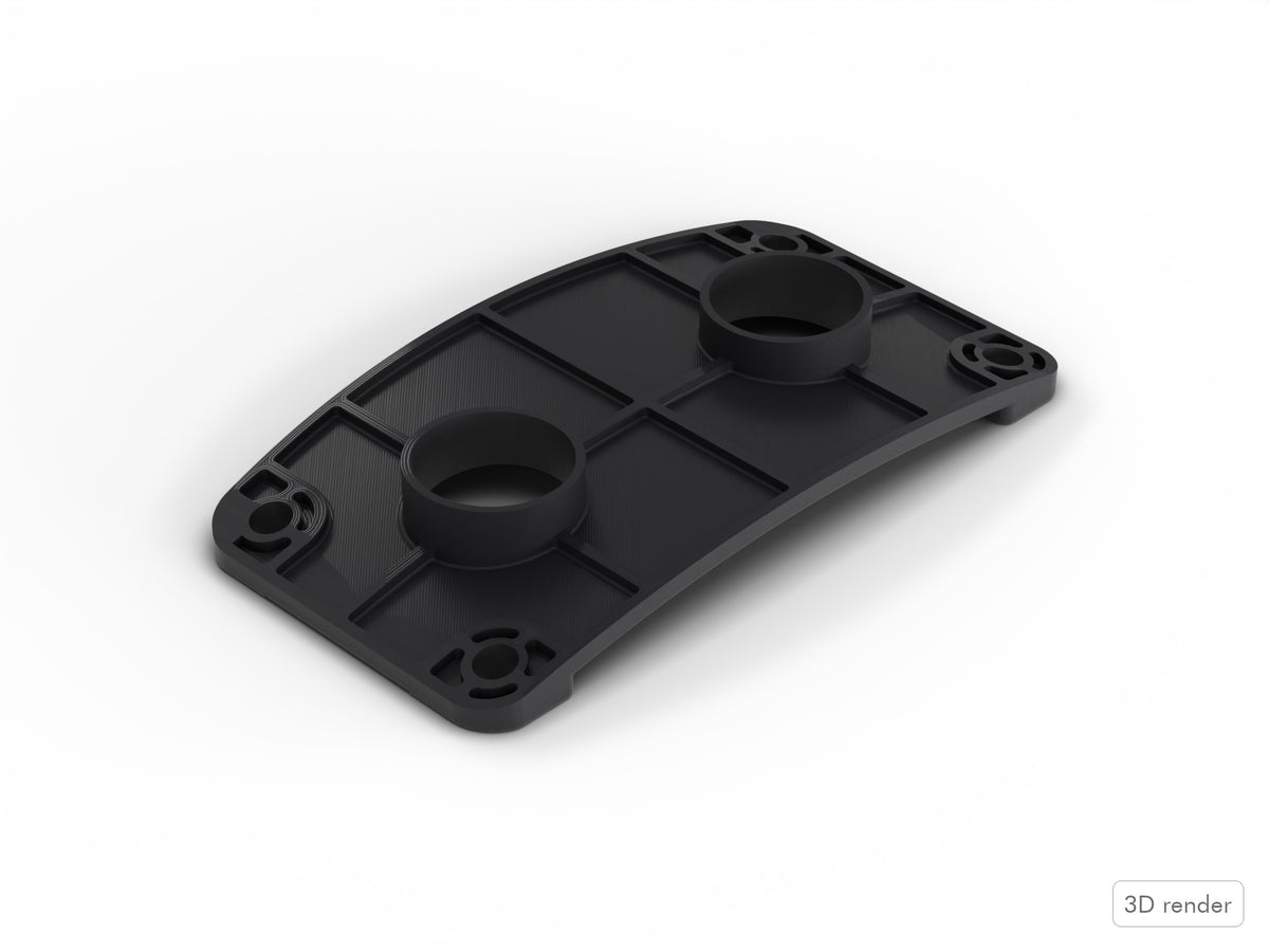 Inner Bass Mount Plate, Pearl Session Custom Compatible Drum Part Replacement Top View