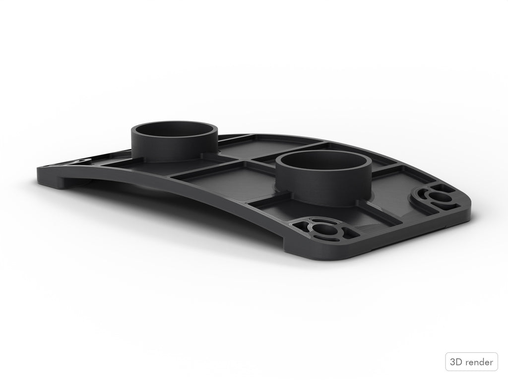 Inner Bass Mount Plate, Pearl Session Custom Compatible Drum Part Replacement Side View