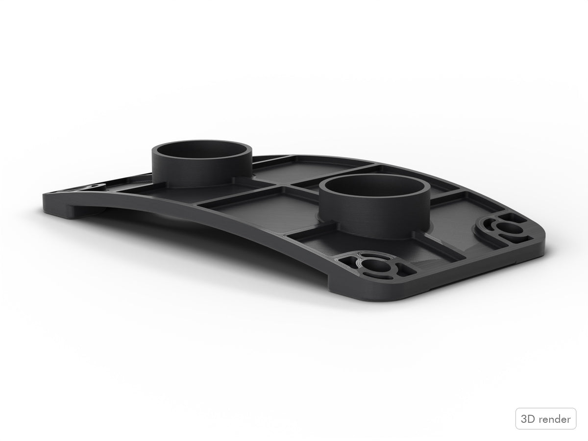 Inner Bass Mount Plate, Pearl Session Custom Compatible Drum Part Replacement Side View