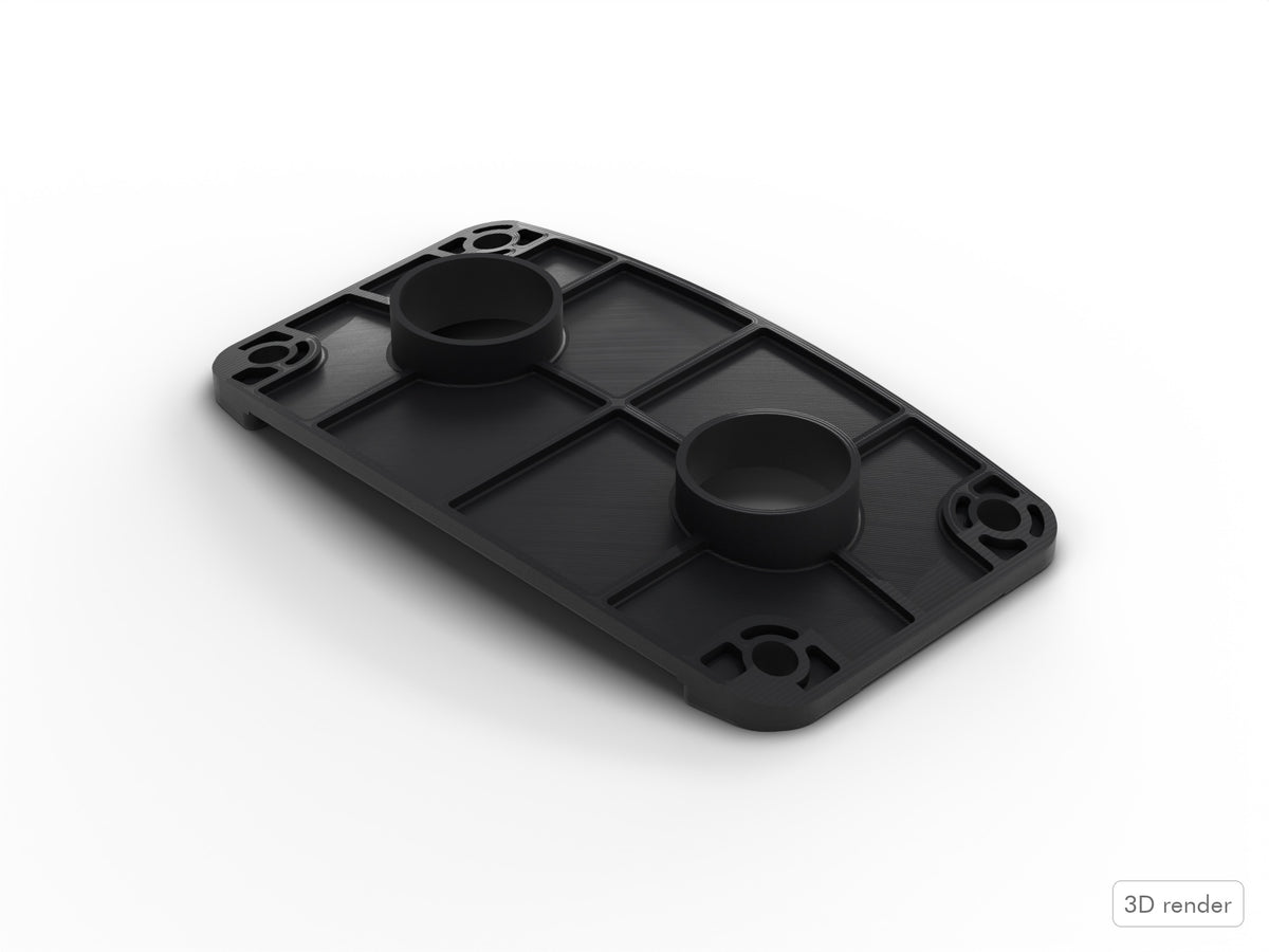 Inner Bass Mount Plate, Pearl Session Custom Compatible Drum Part Replacement 3D View 2