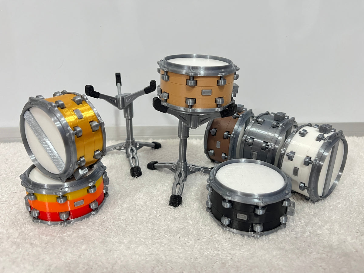 Beat Blokz - 1/7 Scale Buildable Snare Drum + Stand, 3D printed drum part - photo 4