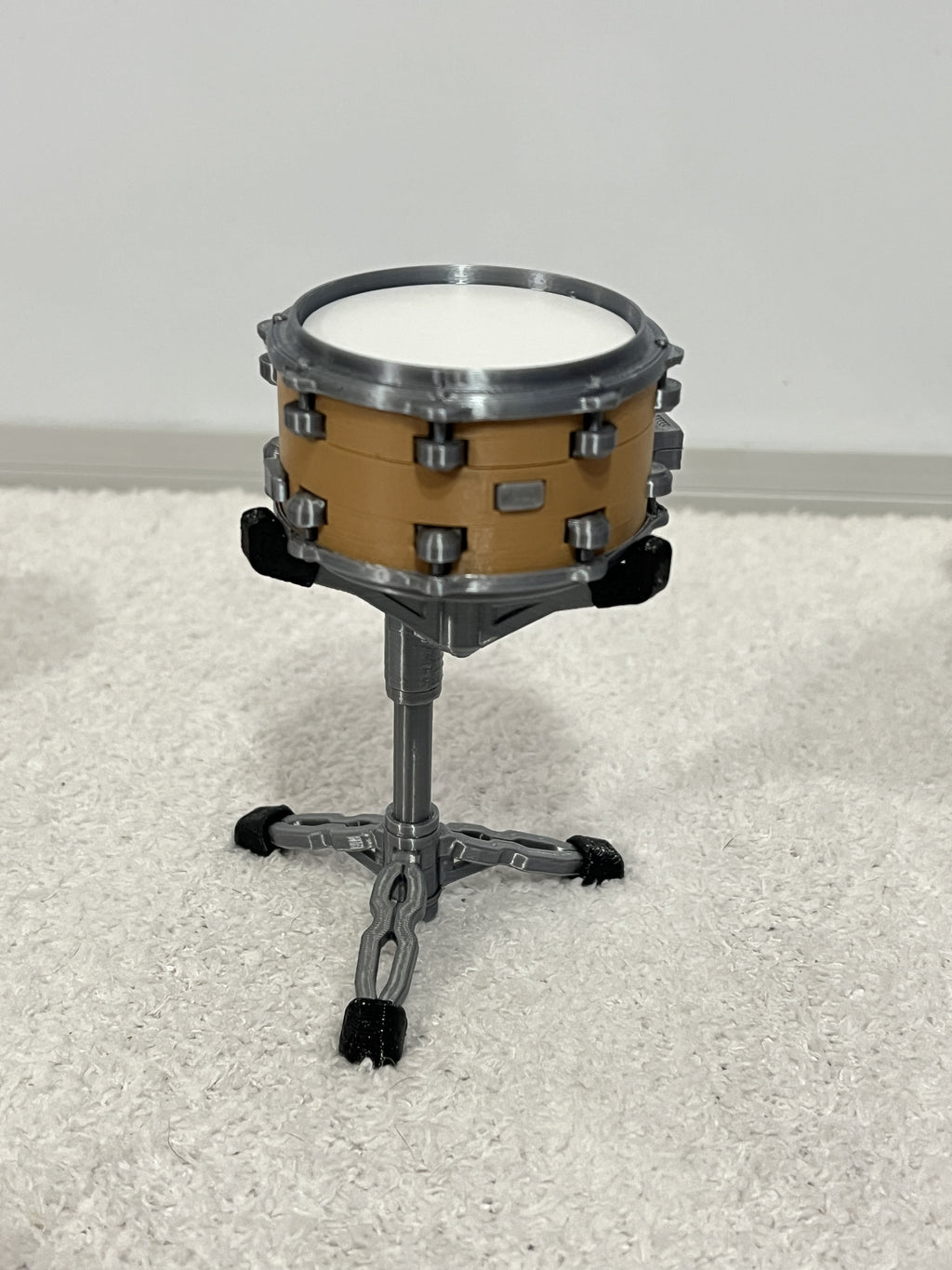 Beat Blokz - 1/7 Scale Buildable Snare Drum + Stand, 3D printed drum part - photo 1