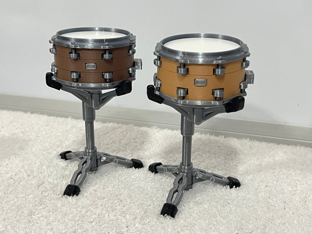 Beat Blokz - 1/7 Scale Buildable Snare Drum + Stand, 3D printed drum part - photo 5