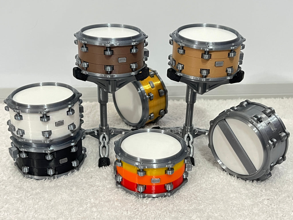 Beat Blokz - 1/7 Scale Buildable Snare Drum + Stand, 3D printed drum part - photo 6