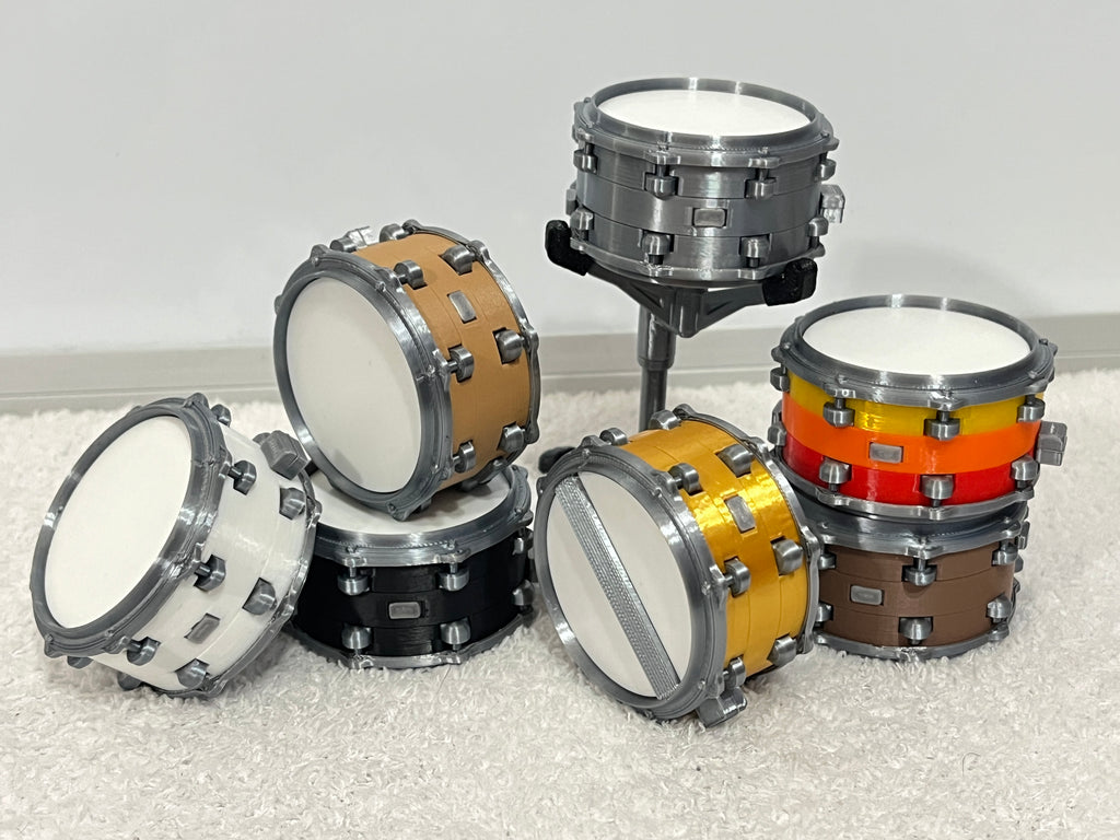 Beat Blokz - 1/7 Scale Buildable Snare Drum + Stand, 3D printed drum part - photo 2