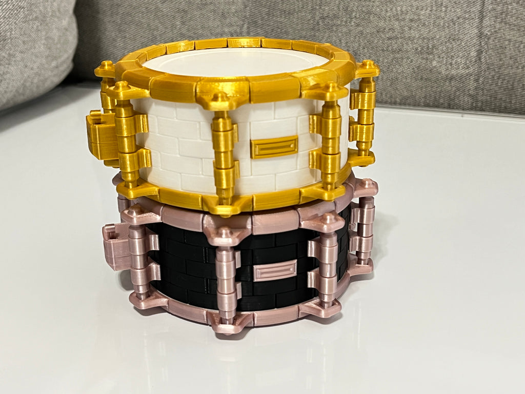 Beat Blokz - 1/4 Scale Snare Drum - Kit, 3D printed drum part - photo 4