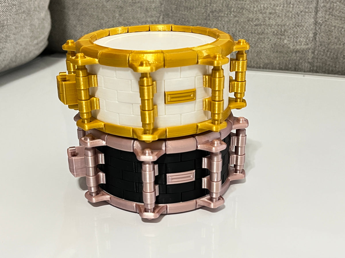 Beat Blokz - 1/4 Scale Snare Drum - Kit, 3D printed drum part - photo 4